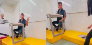 #VIDEO // Maestro del IPN humilla a una alumna al arrojarle su libreta al piso tras ponerle 0