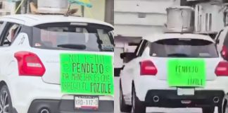 #VIDEO // “No estoy pendejo para manejar”: conductor lleva el pozole en el toldo y se vuelve viral