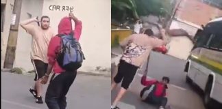 #VIDEO // Riña a machetazos en plena calle causa alarma en Medellín