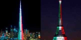 Desde el Burj Khalifa hasta Teherán: el mundo celebra el 15 de septiembre