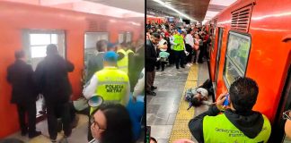 #VIDEO // Usuaria queda con el pie atrapado entre el andén y un vagón en la Línea 9 del Metro