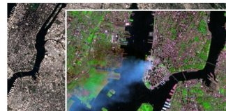 A 25 años del 11-S: imágenes satelitales muestran la devastación en los sitios atacados de Nueva York