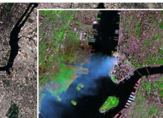A 25 años del 11-S: imágenes satelitales muestran la devastación en los sitios atacados de Nueva York
