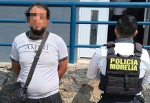 Policía Morelia detiene a sujeto señalado de lesionar con cuchillo a una mujer
