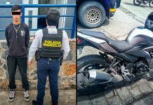 Policía Morelia detiene a sujeto en poder de moto robada