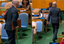 #VIDEO // Delegación de EE. UU. abandona la ONU tras ser tachados de “terroristas” por el presidente de Irán