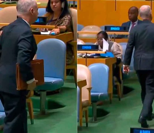 #VIDEO // Delegación de EE. UU. abandona la ONU tras ser tachados de “terroristas” por el presidente de Irán