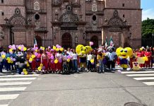 Niños y jóvenes se suma a la Caravana Boteo Masivo 2026 organizada por el Teletón Michoacán