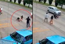 #VIDEO // Trabajador arriesga su vida para salvar a una niña de ser atropellada en Puebla