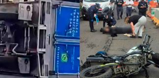 Vuelca camioneta y moto atropella a peatón, en distintos puntos de Morelia
