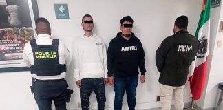 Asegura Policía Morelia a dos colombianos implicados en asalto; ya fueron deportadas
