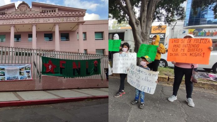 Acusa FNLS ilegalidad en pretensión de segundo desalojo de Los Pilares en Uruapan