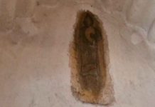 ¿Milagro en Veracruz? Aparece silueta de San Judas Tadeo en la pared de una casa