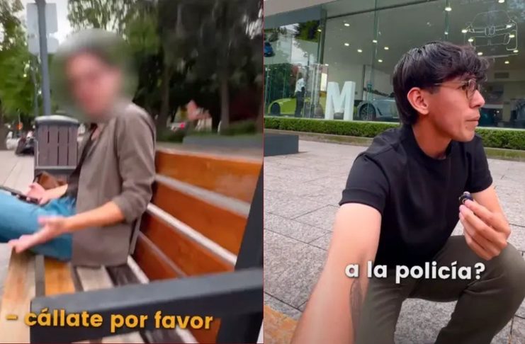 #VIDEO // “Si estás en México tienes que hablar español” extranjero exige a influencer callarse mientras grababa