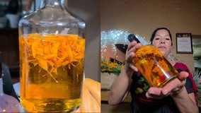 Rosario Guillen cocinera de Oponguio crea mezcal de cempasúchil para ofrendar y celebrar a los vivos en Noche de Ánimas