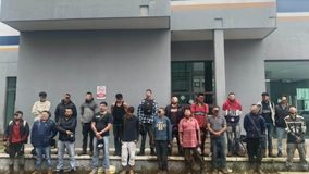 Guardia Civil captura a 20 hombres señalados de robo de aguacate, en Uruapan