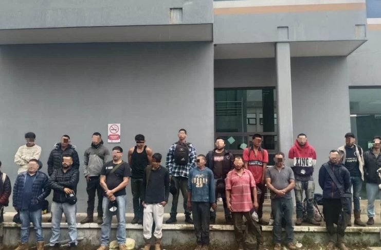 Guardia Civil captura a 20 hombres señalados de robo de aguacate, en Uruapan
