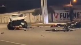 #VIDEO // Mujer muere en accidente de tránsito donde responsable la atropello tratando de huir del siniestro