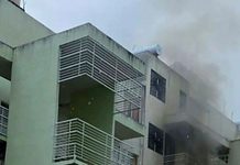 Se registra incendio en departamento de Villas Oriente, en Morelia