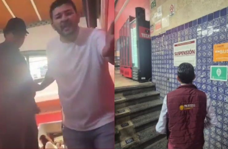 #VIDEO // “Pinche jodido” así llamaron los dueños de restaurante a viejito en Puebla antes de que Profeco lo suspendiera