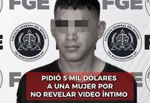 Vinculan a proceso a un joven de 23 años por extorsionar a una mujer con 5 mil dólares en Mexicali