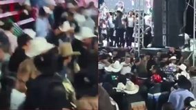 #VIDEO // Balacera interrumpe festejo por aniversario de Huiramba; señalan a presunto escolta del alcalde