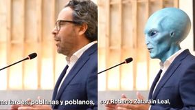 #VIDEO// Diputado hace video con IA para presentar informe ante un “Parlamento Galáctico”