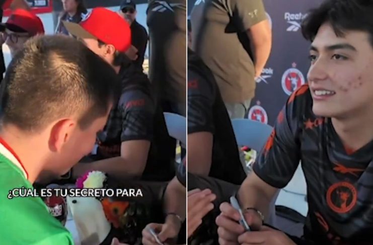 #VIDEO // Gilberto Mora da consejo amoroso a aficionado