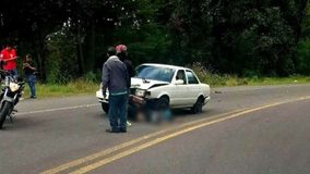 Era maestro el motociclista muerto en accidente sobre la carretera Uruapan-Los Reyes