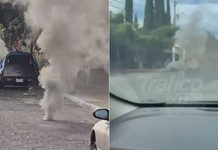 #VIDEO // Comienza a salir humo de las coladeras en Jalisco