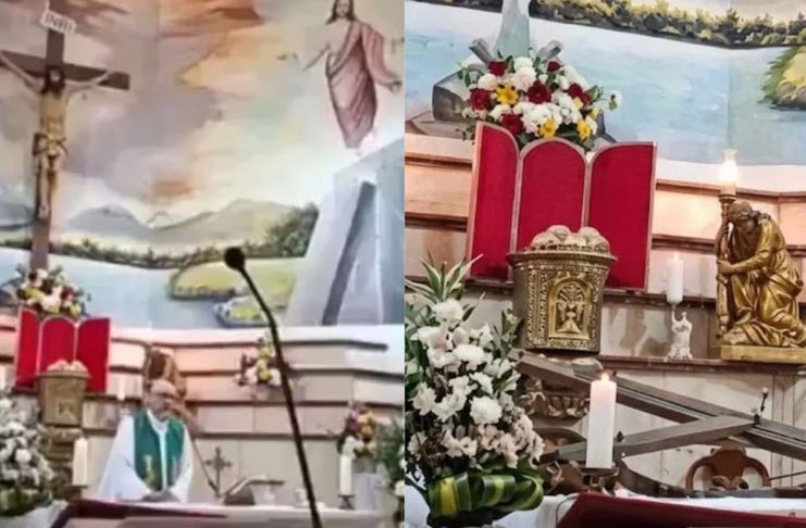 #VIDEO // Muere sacerdote durante una misa transmitida en vivo