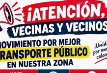 Anuncian bloqueo total en Avenida Madero este lunes 5 de octubre por mejor transporte público