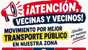 Anuncian bloqueo total en Avenida Madero este lunes 5 de octubre por mejor transporte público