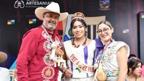 Julio Arreola acompaña a Opopeo en el inicio de la XXIII Feria de la Silla
