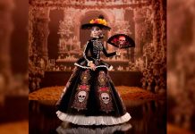 Así luce la nueva y elegante Barbie Catrina 2026 por el Día de Muertos