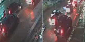 #VIDEO // Conductor de camioneta atropella a peatón y huye en Hermosillo