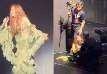 #VIDEO // La cantante Jane Zhang sufre fuerte percance durante concierto en China