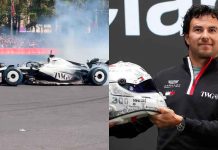 #VIDEO // Checo Pérez conquista Paseo de la Reforma en exhibición