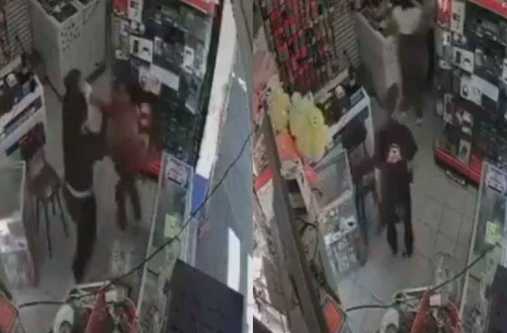 #VIDEO // Cinco mujeres irrumpen en una tienda de celulares en Tlalnepantla, Edomex