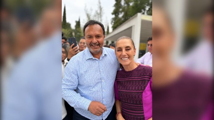 Claudia Sheinbaum visita Pátzcuaro; Julio Arreola destaca proyectos para el bienestar