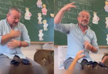 #VIDEO // Conmueve en redes maestro que enseña lengua de señas cantando con sus alumnos