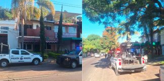 Criminales balean restaurante sobre la Calzada Benito Juárez de Uruapan
