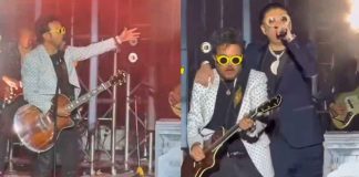 #VIDEO // “La versión mexa de Elton John” Dani Flow sorprende a Aleks Syntek en concierto y cantan juntos