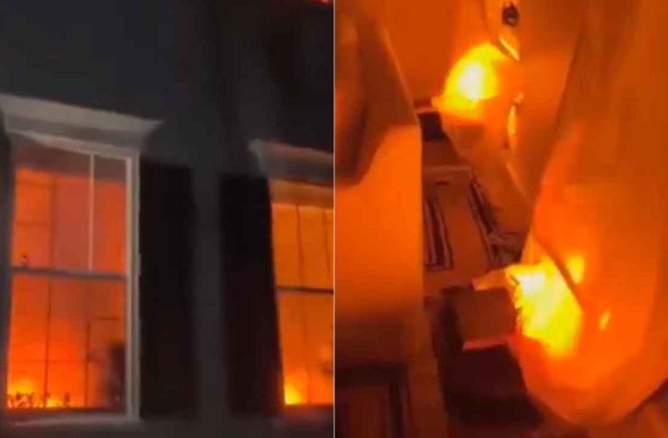 #VIDEO // Decoración de Halloween en Carolina del Sur moviliza a los bomberos por falso incendio