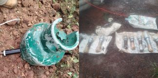 Ejército y Guardia Nacional aseguran 28 explosivos improvisados y localizan dos campamentos en Cotija