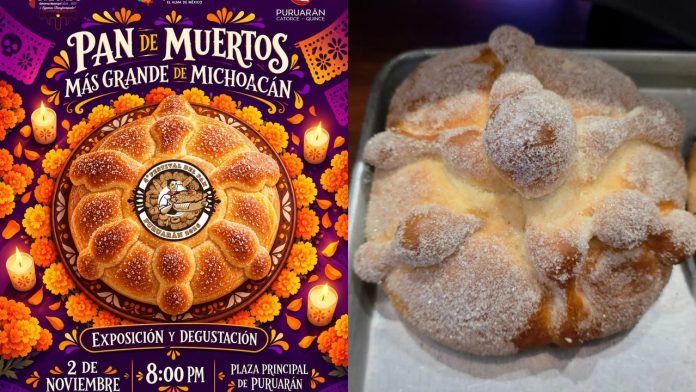 El pan de muerto más grande estará en Turicato
