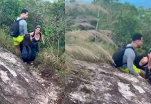 #VIDEO // Sismo de 7.7 sorprende a excursionistas mientras subían un cerro en Panamá