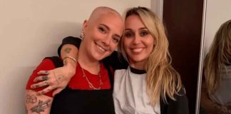 El tierno gesto de Miley Cyrus con una fanática con cáncer de mama