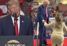 #VIDEO// Elogia Donald Trump el trasero de Nicki Minaj durante mitin en Michigan