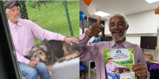 #VIDEO// Final feliz! Empresa se disculpa y da regalos a abuelito y su perrito en El Santuario